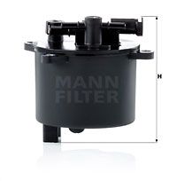 MANN-FILTER Kütusefilter WK 12 001