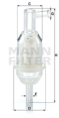 MANN-FILTER Топливный фильтр WK 31/5