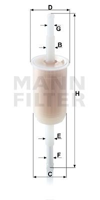 MANN-FILTER Kütusefilter WK 32