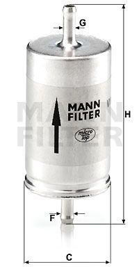 MANN-FILTER Топливный фильтр WK 410