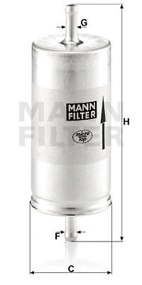 MANN-FILTER Топливный фильтр WK 413