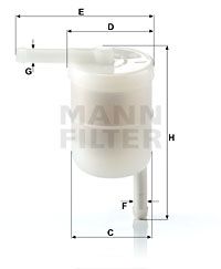 MANN-FILTER Kütusefilter WK 42/12