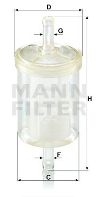 MANN-FILTER Kütusefilter WK 43/13