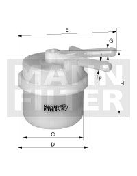 MANN-FILTER Kütusefilter WK 44/6