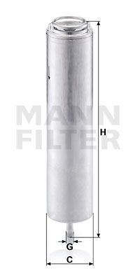 MANN-FILTER Kütusefilter WK 5002 x