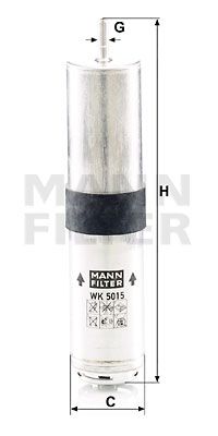 MANN-FILTER Kütusefilter WK 5015 z