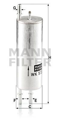 MANN-FILTER Kütusefilter WK 513/3