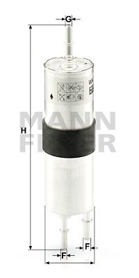 MANN-FILTER Топливный фильтр WK 515