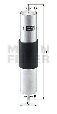 MANN-FILTER Топливный фильтр WK 516/1
