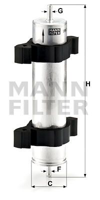 MANN-FILTER Топливный фильтр WK 521/2