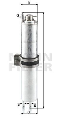 MANN-FILTER Топливный фильтр WK 532/2