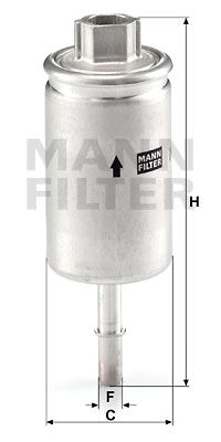 MANN-FILTER Топливный фильтр WK 57