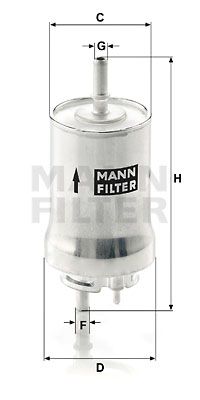 MANN-FILTER Kütusefilter WK 59 x