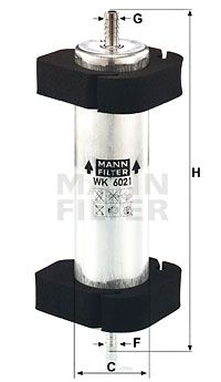 MANN-FILTER Kütusefilter WK 6021