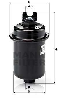 MANN-FILTER Kütusefilter WK 612/4