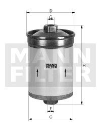 MANN-FILTER Топливный фильтр WK 613/2