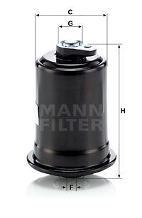 MANN-FILTER Топливный фильтр WK 614/10