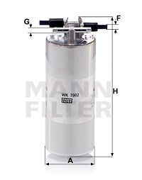 MANN-FILTER Kütusefilter WK 7002