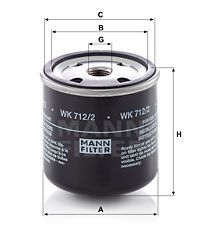 MANN-FILTER Kütusefilter WK 712/2