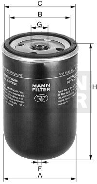 MANN-FILTER Kütusefilter WK 719/5