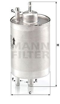 MANN-FILTER Kütusefilter WK 720/1