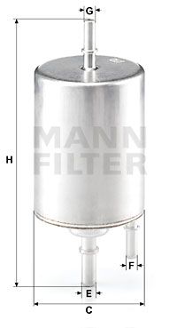 MANN-FILTER Kütusefilter WK 720/4