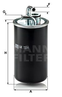 MANN-FILTER Kütusefilter WK 722/1