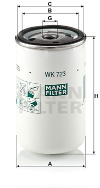 MANN-FILTER Kütusefilter WK 723 (10)