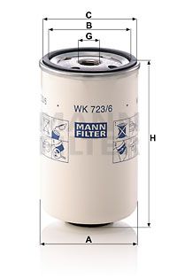 MANN-FILTER Kütusefilter WK 723/6
