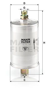 MANN-FILTER Kütusefilter WK 726
