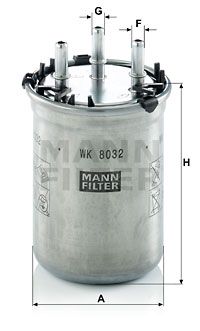 MANN-FILTER Kütusefilter WK 8032