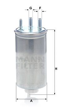 MANN-FILTER Kütusefilter WK 8039