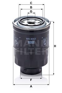 MANN-FILTER Kütusefilter WK 8052 z