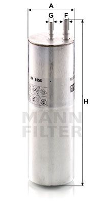 MANN-FILTER Kütusefilter WK 8058