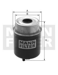 MANN-FILTER Топливный фильтр WK 8151