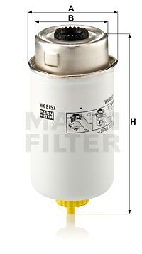 MANN-FILTER Kütusefilter WK 8157