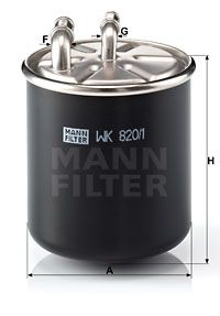 MANN-FILTER Kütusefilter WK 820/1