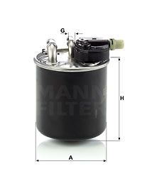 MANN-FILTER Kütusefilter WK 820/14