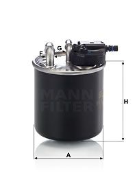 MANN-FILTER Kütusefilter WK 820/15