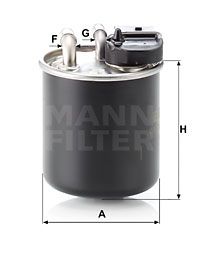 MANN-FILTER Kütusefilter WK 820/16