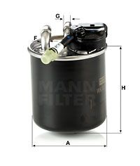 MANN-FILTER Kütusefilter WK 820/17