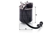 MANN-FILTER Топливный фильтр WK 820/18
