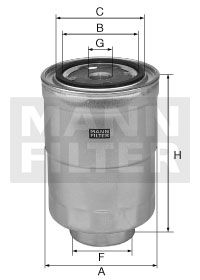 MANN-FILTER Топливный фильтр WK 828