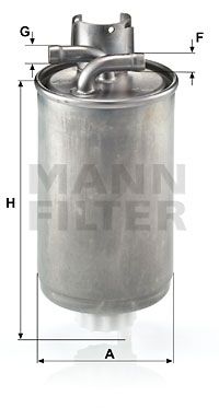 MANN-FILTER Топливный фильтр WK 829