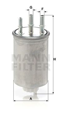MANN-FILTER Kütusefilter WK 829/6