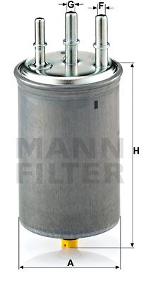 MANN-FILTER Топливный фильтр WK 829/7