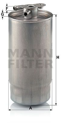 MANN-FILTER Топливный фильтр WK 841/1