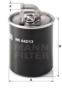 MANN-FILTER Топливный фильтр WK 842/13