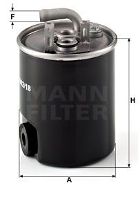 MANN-FILTER Kütusefilter WK 842/18