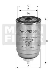 MANN-FILTER Топливный фильтр WK 842/2 (10)